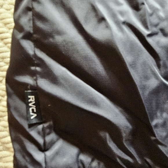 RVCA Jacket Small Men’s Hoodie shacket black grey light weight - Picture 7 of 8